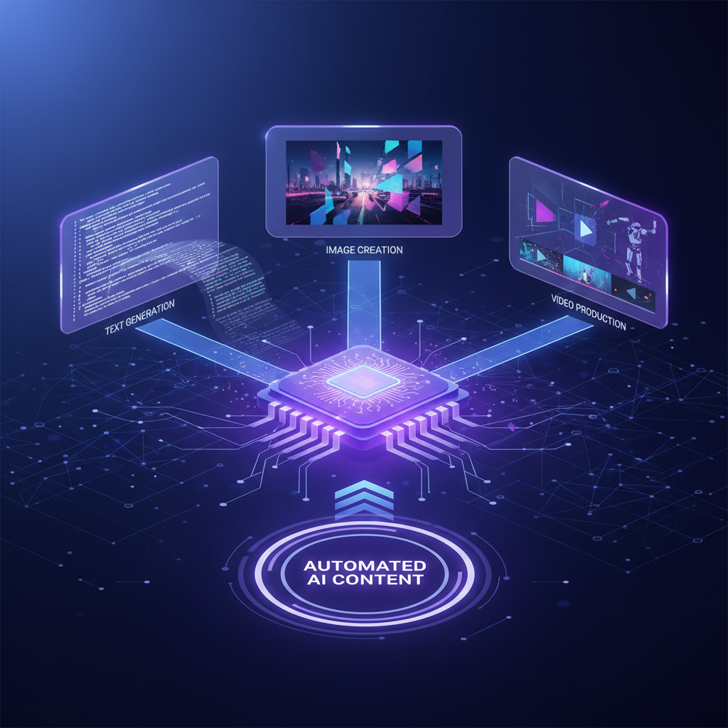 AI内容生成技术 - 智能图文视频创作平台，基于关键词和行业分析自动生成高质量营销内容